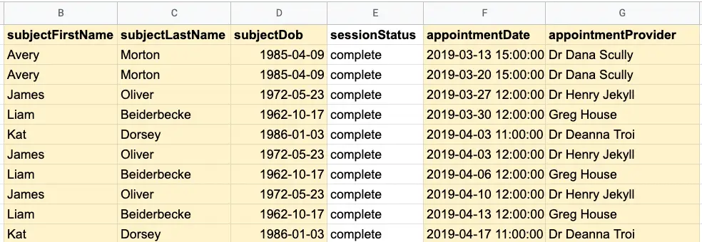 Mirah Measurement-Based Care Data Exports - Bulk Data Download for Billing of MBC Assessments