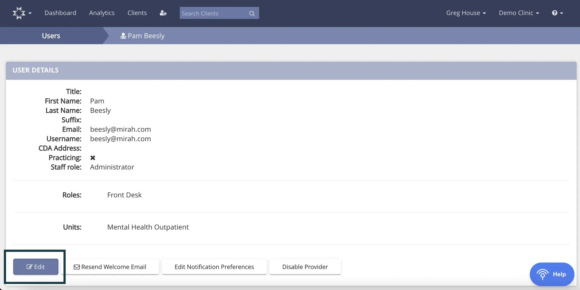 Mirah Measurement-Based Care - Users - Pam Beesly