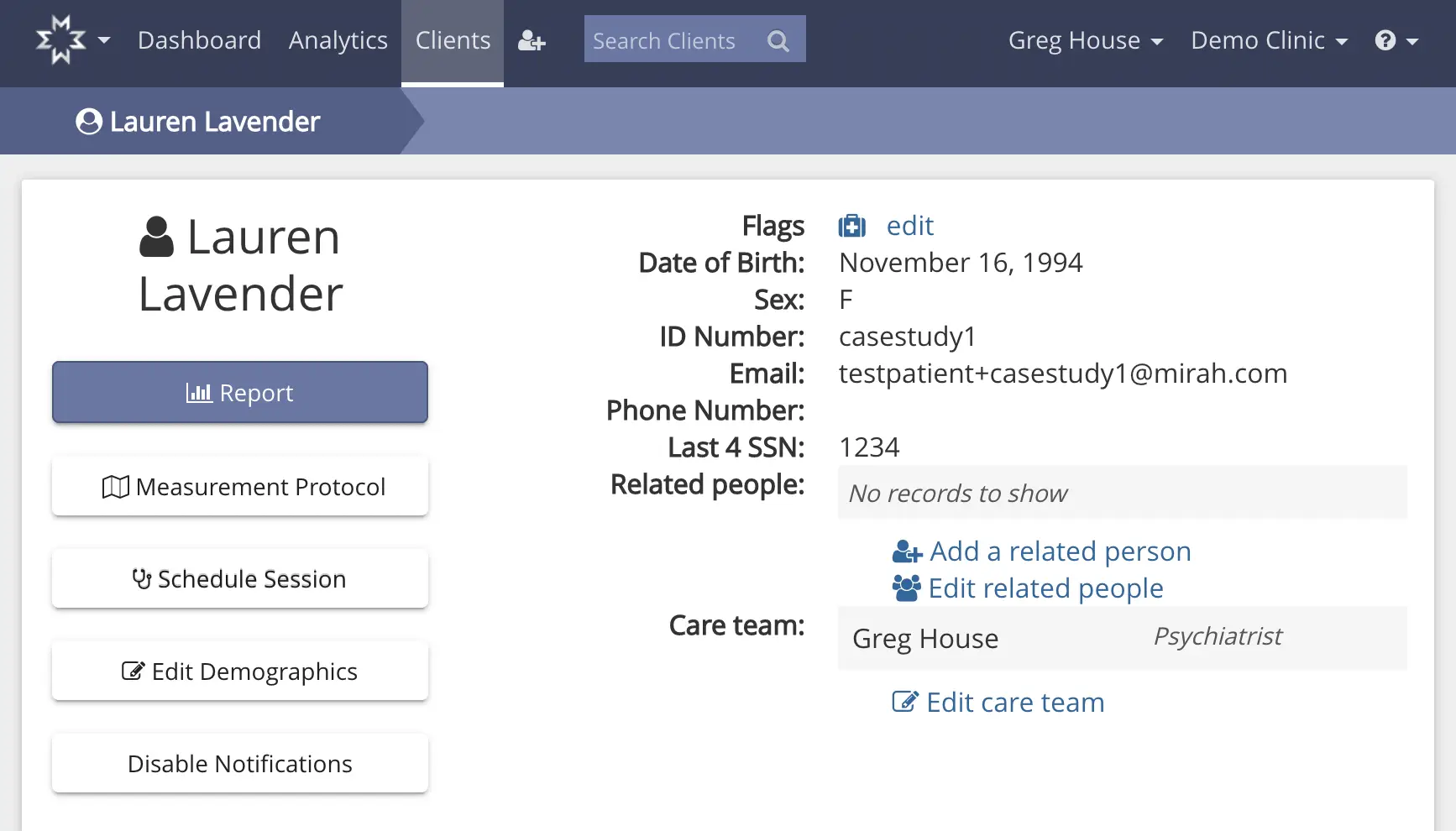 Mirah Measurement-Based Care - Viewing Lauren Lavender's Measures Protocol