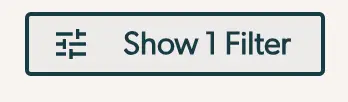 Outcomes Framework - Metric Dashboard: Show 1 Filter button